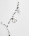 Botani Necklace in Silver - Corail Blanc