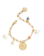Swell Bracelet in Gold - Corail Blanc