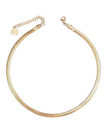 Cobra Necklace in Gold - Corail Blanc
