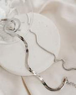 Cobra Necklace in Silver - Corail Blanc