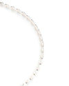 Filet Pearl Necklace in Silver - Corail Blanc