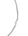 Strada Necklace in Silver - Corail Blanc
