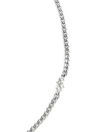 Strada Necklace in Silver - Corail Blanc