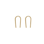 Maria Gold Earrings - Corail Blanc
