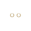 Cara Hugger Hoops in Gold - Corail Blanc