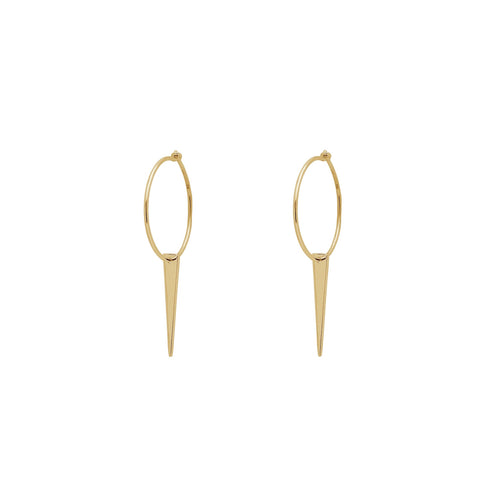 Mae Earrings in Gold - Corail Blanc
