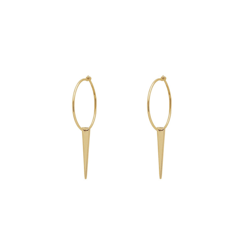 Mae Earrings in Gold - Corail Blanc