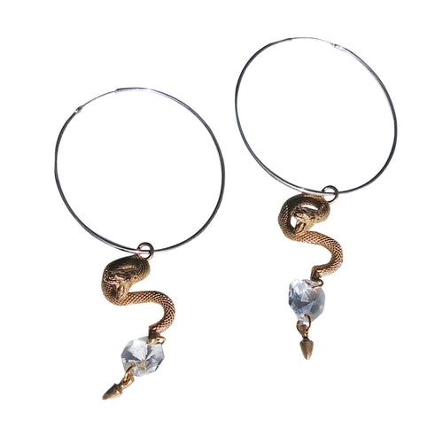 Entrapped Hoops - Corail Blanc