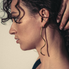Venom Earrings II - Corail Blanc
