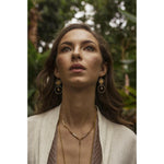 Nebula Earrings - Corail Blanc