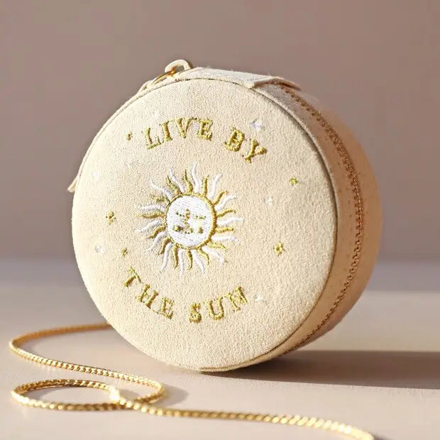 Sun & Moon Jewelry Box in Cream - Corail Blanc