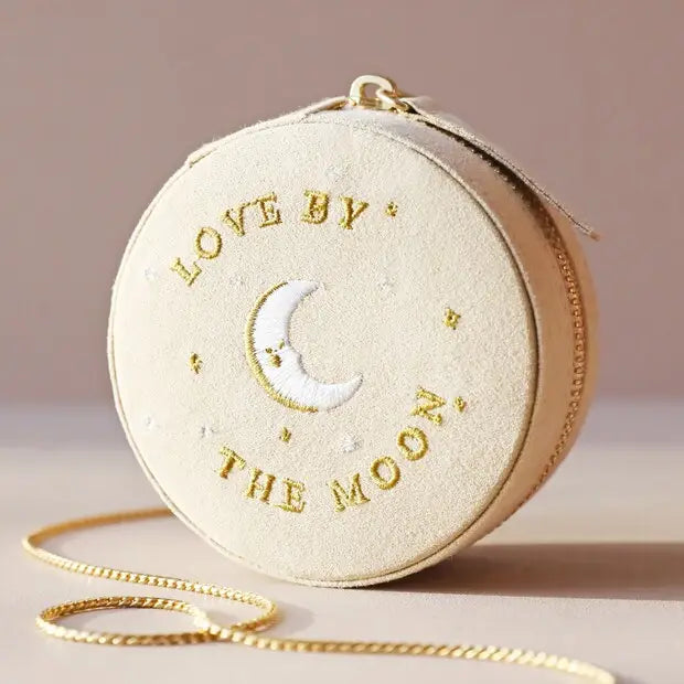 Sun & Moon Jewelry Box in Cream - Corail Blanc