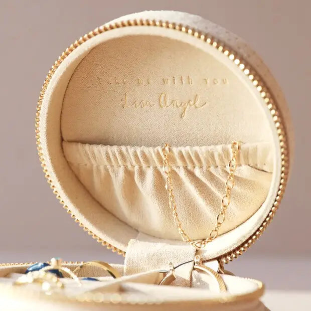 Sun & Moon Jewelry Box in Cream - Corail Blanc