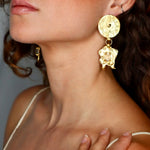 Ascendant Earrings - Corail Blanc