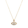 Evil Eye Necklace in Gold - Corail Blanc