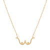 Goddess Necklace in Gold - Corail Blanc
