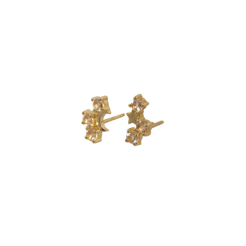 Lyra Earrings - Corail Blanc