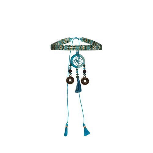 Choker Dream in Turquoise - Corail Blanc