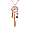 Bali Dreamcatcher Necklace in Pink - Corail Blanc