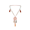Bali Dreamcatcher Necklace in Pink - Corail Blanc