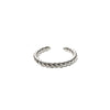 Twisted Ear-cuff in Silver - Corail Blanc