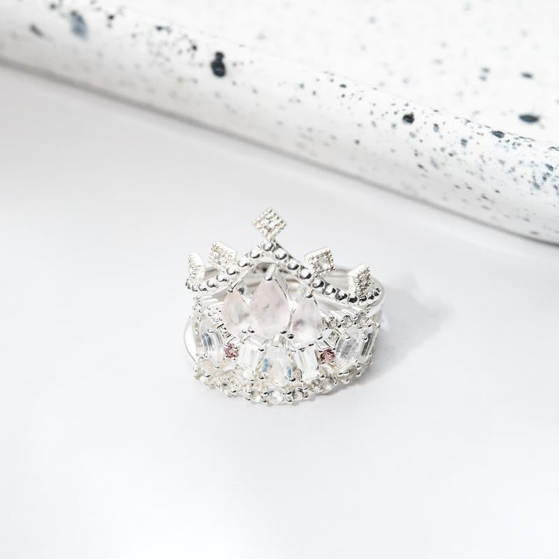 Juliette III in Silver - Corail Blanc