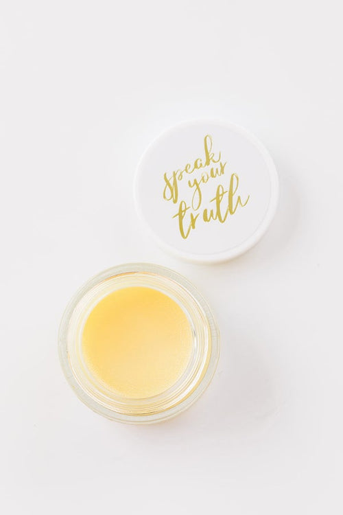 SPEAK YOUR TRUTH PEPPERMINT LIP SHINE - Corail Blanc