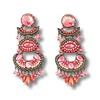 Orange passion Earrings - Corail Blanc