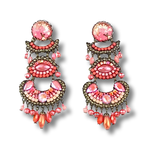 Orange passion Earrings - Corail Blanc