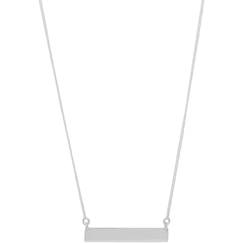 Simone Necklace in Silver - Corail Blanc