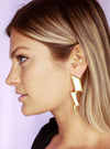 Daughter of Zeus Earrings - Corail Blanc