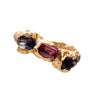 Orion Rubellite and Amethysts Ring - Corail Blanc