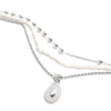 Colette Bracelet in Silver - Corail Blanc