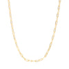 Mini Paperclip Chain in Gold - Corail Blanc