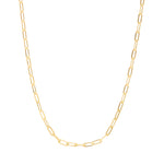 Mini Paperclip Chain in Gold - Corail Blanc