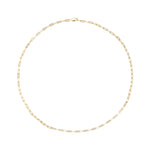 Mini Paperclip Chain in Gold - Corail Blanc