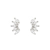 Stardust Studs in Silver - Corail Blanc