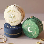 Sun & Moon Jewelry Box in Cream - Corail Blanc