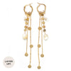 Honey Earrings in Gold - Corail Blanc