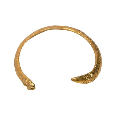Ouroboros bangle - Corail Blanc