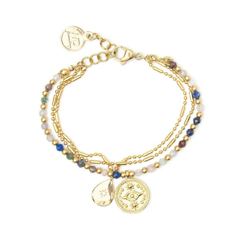 Mati Bracelet in Gold - Corail Blanc