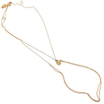 Medal Body Chain - Corail Blanc