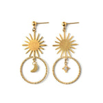 Nebula Earrings - Corail Blanc