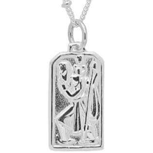 Romy Double Pendant in Silver - Corail Blanc
