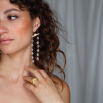 Fatale Earrings - Corail Blanc