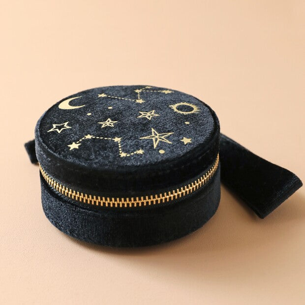 Black Starry Night Jewelry Box - Corail Blanc