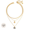 Sunny Necklace in Gold - Corail Blanc