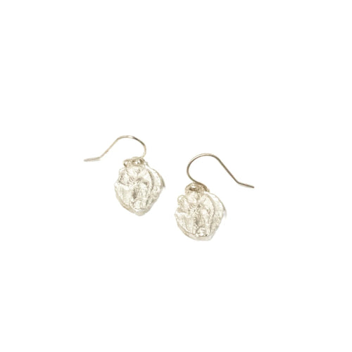 The Goddess of Victory Earrings in Silver - Corail Blanc