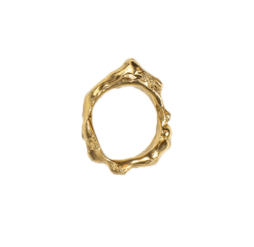 Uranus Band Ring - Corail Blanc